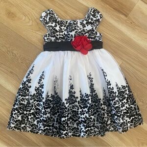 Sweet Heart Rose Toddler Dress